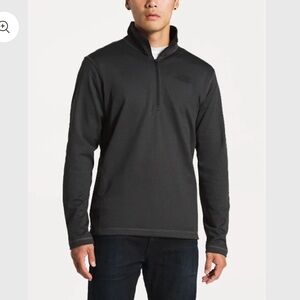 THE NORTH FACE Tech Glacier 1/4 Zip Jacket Dark Charcoal Grey XXL